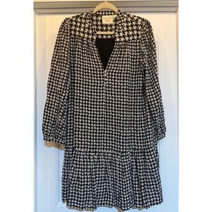 Maeve by Anthropologie Houndstooth Mini Dress